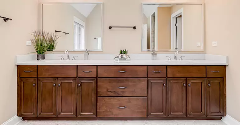 Bathroom Cabinet Renovation in Opelika