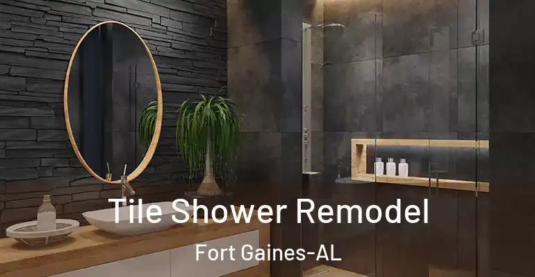 inner Bathroom imggen Tile Shower Remodel Fort Gaines-AL